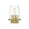 Z-Lite Callista 1 Light Vanity, Rubbed Brass & Clear 3032-1V-RB - alternate 5
